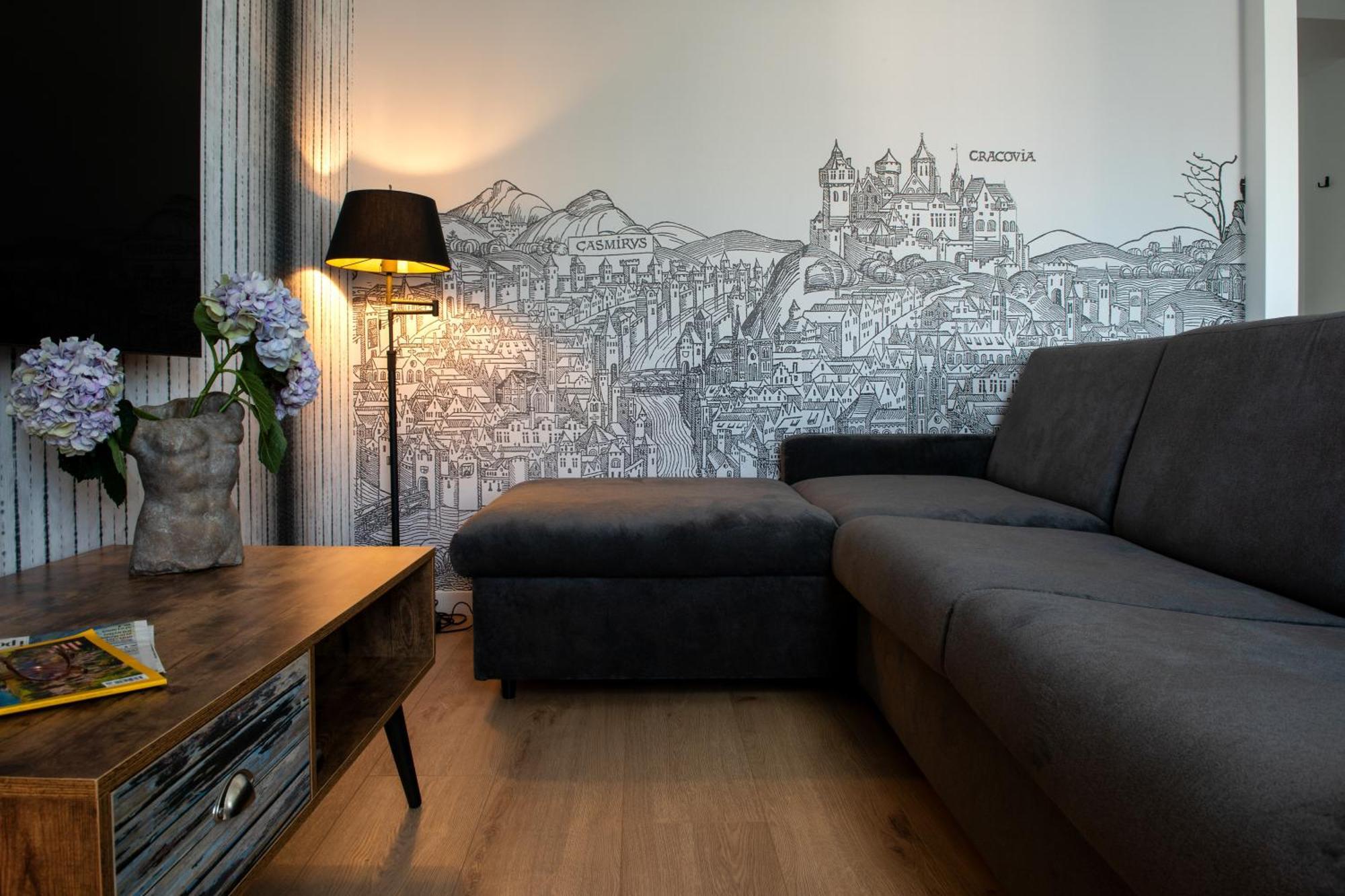 Inpoint Spacious Apartments Near Main Square & Kazimierz District Krakkó Szoba fotó